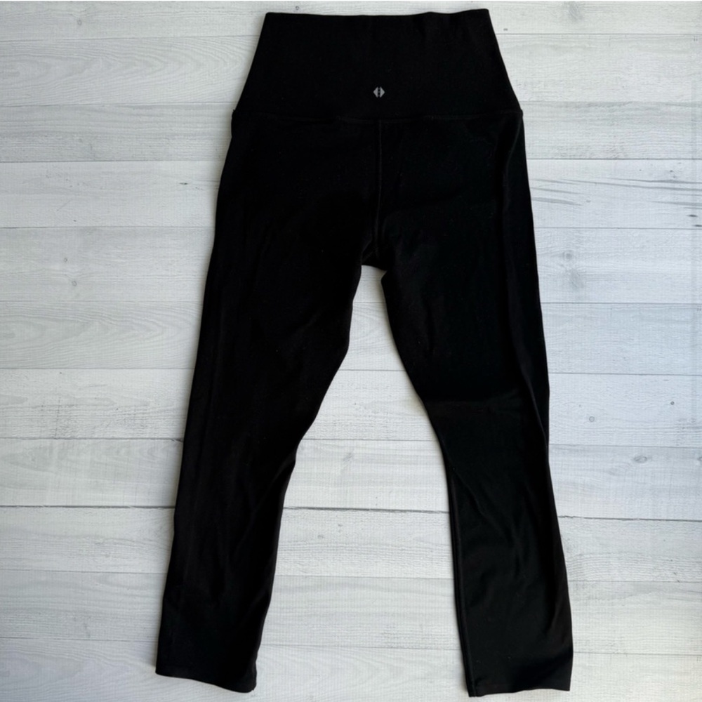 TaviSculpt® High Waisted Crop Leggings Black Size S - Picture 4 of 7